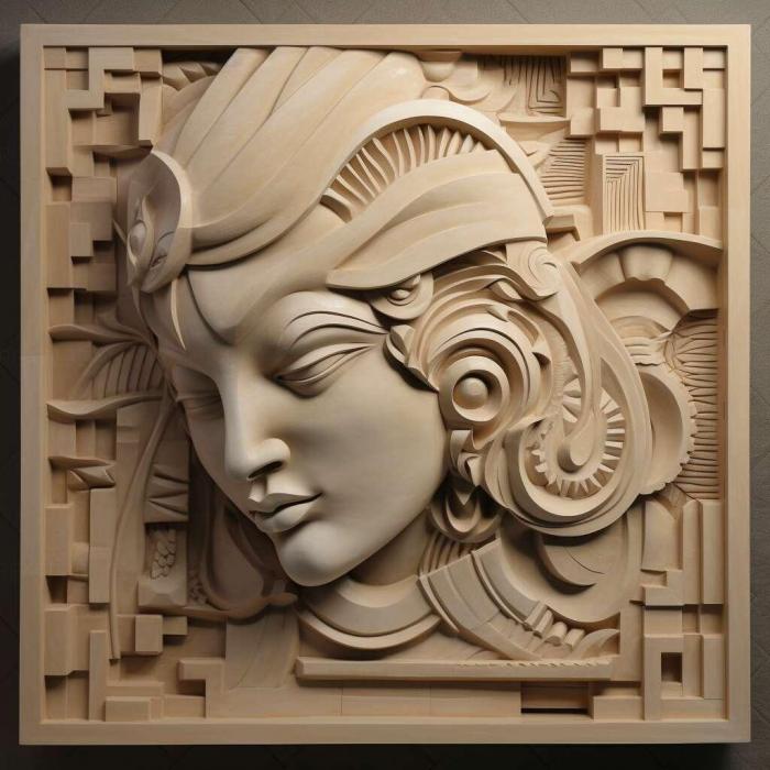 نموذج ثلاثي الأبعاد لآلة CNC 3D Art 